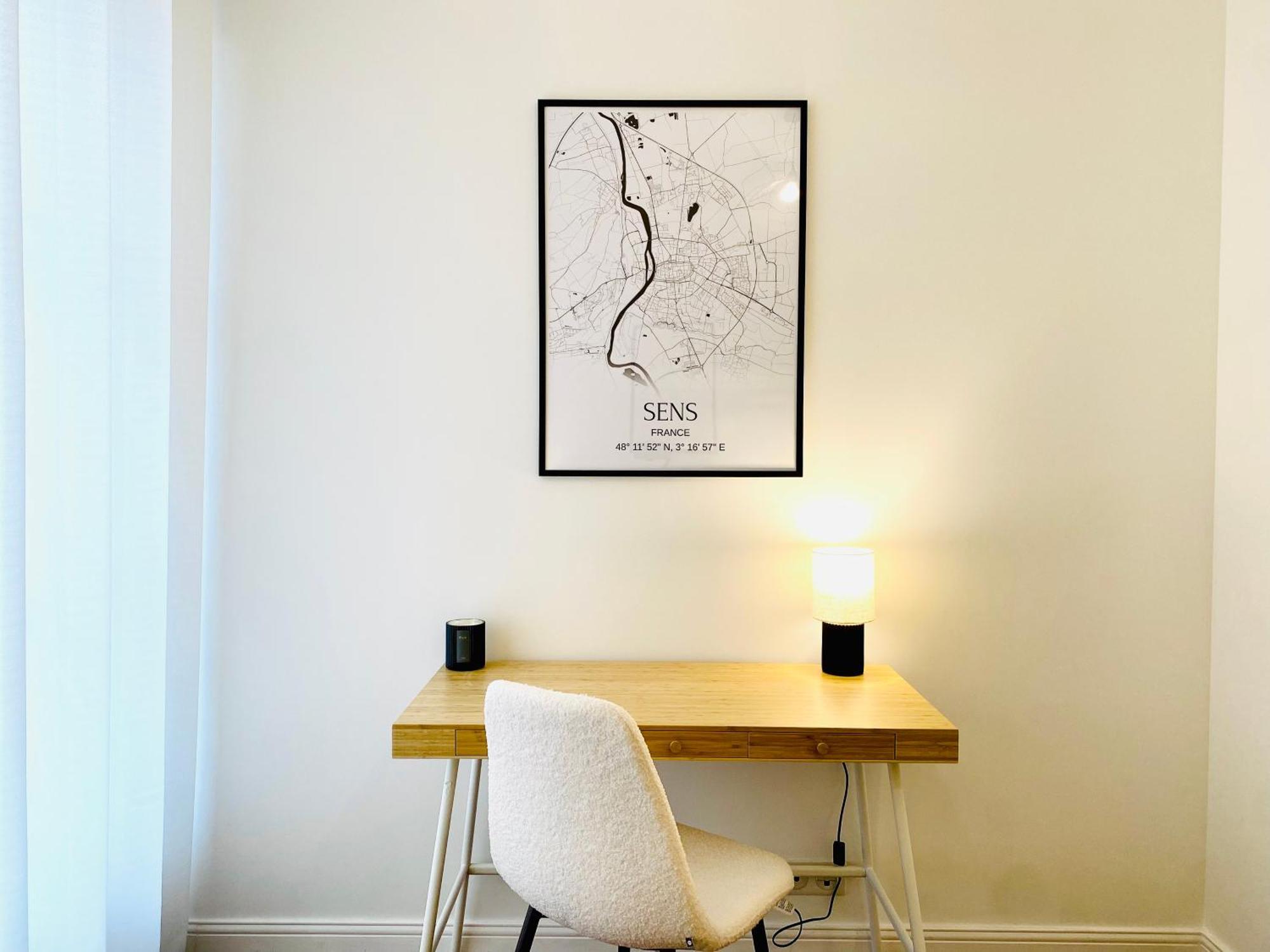 Le Subtil - Best Keys - Elegance & Confort - 2 Chambres Separees - Lit Queen Size - Smart Tv Netflix - Entre Gare & Centre Ville - A 1H De Paris - Wifi Fibre - Check-In Autonome Sens Zewnętrze zdjęcie